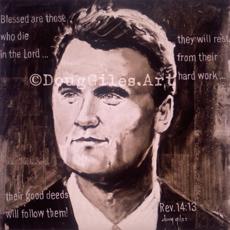Charlie Rev. 14:13 by artist Doug Giles